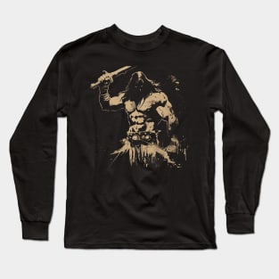 the barbarian Long Sleeve T-Shirt